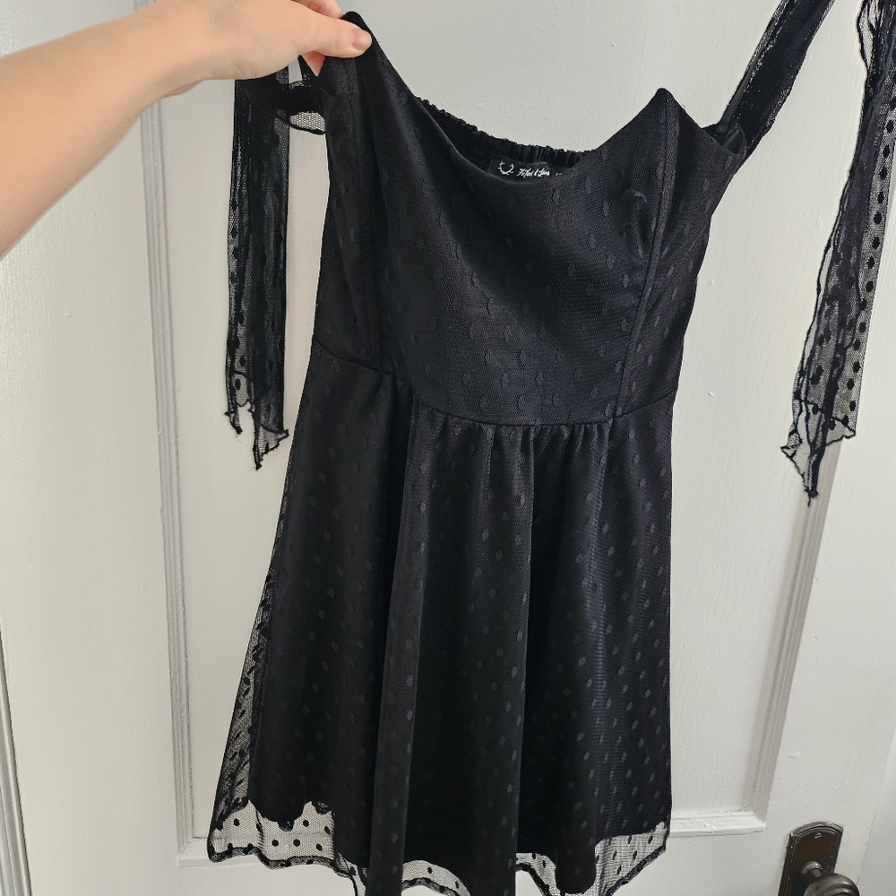 For Love & Lemons Black Bustier Dress